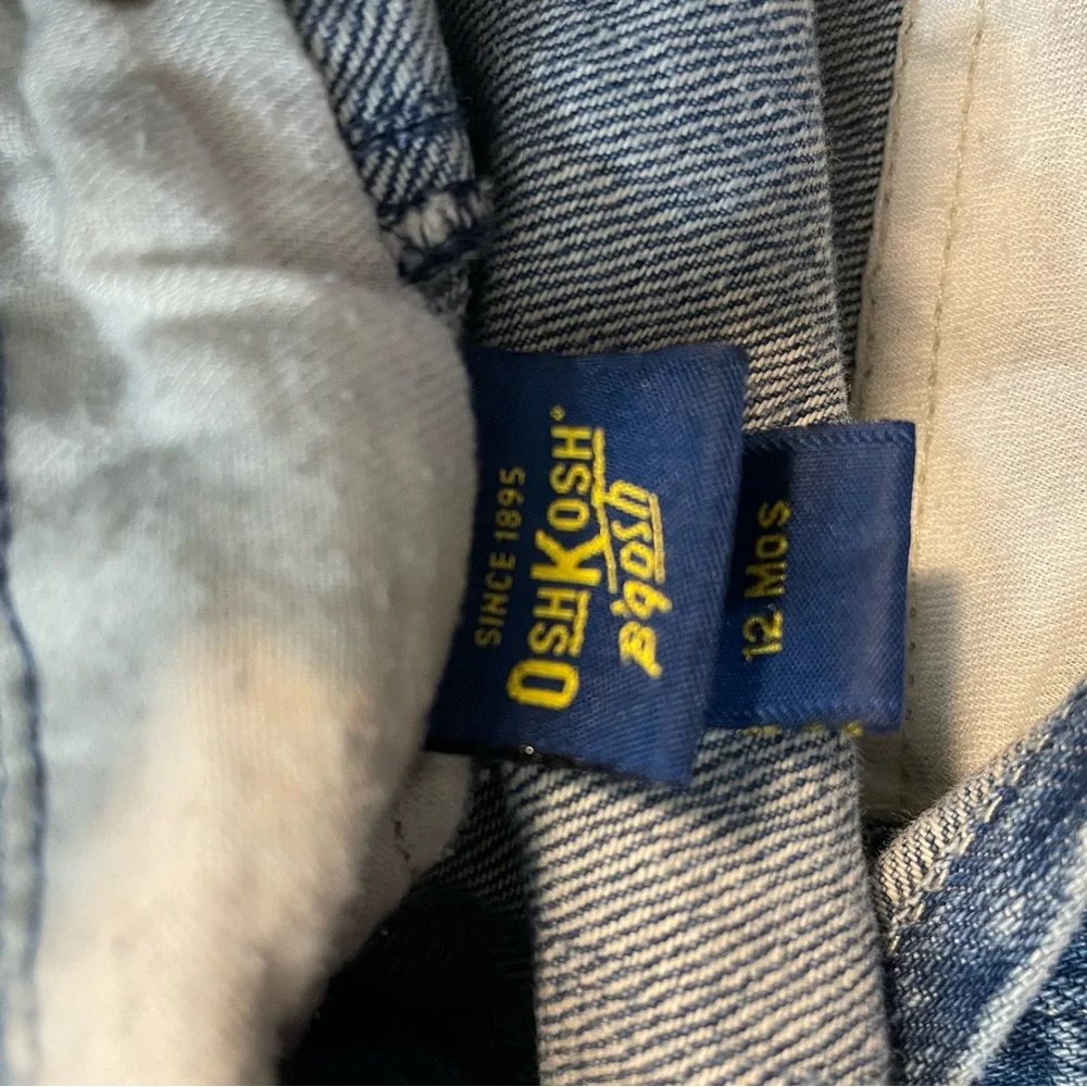 OshKosh B'gosh Vintage Y2K Denim‎ Kids Overalls Vestbak